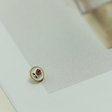 Load image into Gallery viewer, 5pcs/Set Red Rose Button Shirt Collar Buckle Clothing Decorative Buttons
