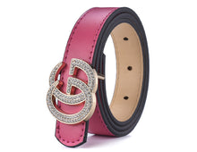Load image into Gallery viewer, Belt Smooth Buckle Boys' Belt Primary School Student Performance Suit Pants Pant Belt Girls' Belt
