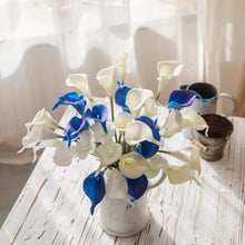 Load image into Gallery viewer, 10PCs Pu Mini Common Calla Artificial Flower Suitable for Wedding Bouquet Holder Decoration Artificial Flowers
