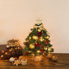 Load image into Gallery viewer, 45cm Christmas Tree with Lights Artificial DIY Christmas Decoration Ornaments
