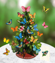 Load image into Gallery viewer, Stereoscopic Pop up Christmas Tree Removable Bird Ornaments Holiday Decorations

