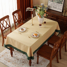 Load image into Gallery viewer, Solid Color Tablecloth American Western-Style Dining Table Fabric Rectangular Desk Cloth Nordic Solid Color Tablecloth Coffee Table Cloth
