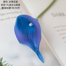 Load image into Gallery viewer, 10PCs Pu Mini Common Calla Artificial Flower Suitable for Wedding Bouquet Holder Decoration Artificial Flowers
