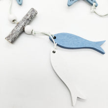 Load image into Gallery viewer, Blue Ocean Wooden Ornaments Creative Mediterranean Style Home Decoration Starfish Scallop Pendant
