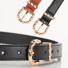 Load image into Gallery viewer, Alloy Pin Buckle Casual All-Match Pu Thin Belt Clothing Matching Belt Jeans Strap
