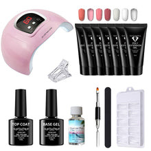 Load image into Gallery viewer, Manicure Set Novice Gel Nail Polish 15ml Tools Phototherapy Machine Beginner Home Heating Lamp Professional
