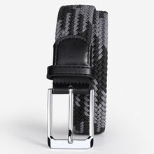 Load image into Gallery viewer, Woven Belt Punch-Free Pin Buckle Jeans Strap Elastic Canvas Belt

