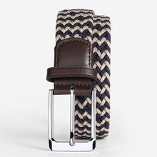 Load image into Gallery viewer, Woven Belt Punch-Free Pin Buckle Jeans Strap Elastic Canvas Belt
