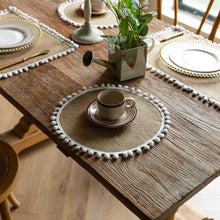 Load image into Gallery viewer, Western-Style Placemat Japanese Style Simple Home Jute Woven Insulation Mat
