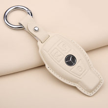Load image into Gallery viewer, For 21 Mercedes-Benz New E-Class Key Cover E200l C260l A200l S-Class GLC Leather Keychain

