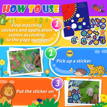 Load image into Gallery viewer, 3pcs Baby Training Puzzle DIY Early Education Concentration Sticker Book
