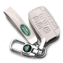 Load image into Gallery viewer, Leather Car Key Sleeve For Land Rover Evoque Discovery Velar Guard Car
