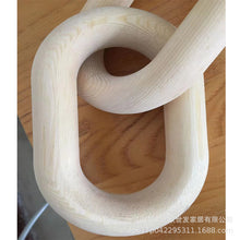 Load image into Gallery viewer, Wooden Home Decoration Wood Chain Five-Ring Wood Connecting Shackle Decoration Living Room Bedroom Pendants Crafts
