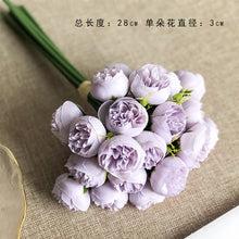 Load image into Gallery viewer, 27 heads Artificial Raw Silk Rose Bouquet Artificial Bouquet Home Decorative Fake Flower
