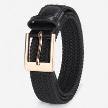 Load image into Gallery viewer, Elastic Waistband Women's High-Grade Student Punch-Free Korean Style Versatile Canvas Belt
