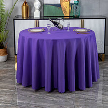 Load image into Gallery viewer, round Solid Color Tablecloth Wedding Banquet Tablecloth Simple Decorative Tablecloth

