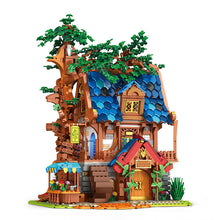 Load image into Gallery viewer, Building Blocks Street View Medieval Tree House Building Model Assembling Educational Toys Christmas Gifts for Children Teaching Toys
