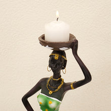 Load image into Gallery viewer, Candlestick Retro Figure Resin Crafts Home Bedroom Desktop Decoration European Simple Decoration
