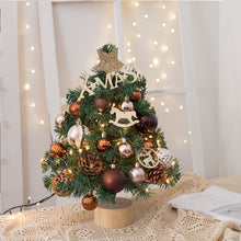 Load image into Gallery viewer, 45cm Desktop Christmas Tree with Lights Holiday Decoration Home Decoration
