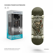 Load image into Gallery viewer, Wooden Fingerboard Complete Set 5 Layer Maple Wood Deck Bearing Wheels Alloy Truck Finger Skate Board Mini Skateboard Kid Toys
