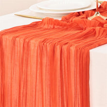 Load image into Gallery viewer, Voile Champray Table Runner Bohemian Twist Tablecloth Party Decoration Table Runner
