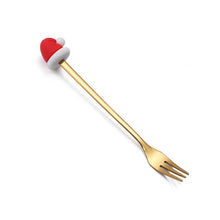 Load image into Gallery viewer, Cartoon Tableware Cat's Paw Spoon Cute Dessert Spoon Stainless Steel Spoon Doll Dessert Fruit Fork
