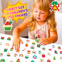 Load image into Gallery viewer, 50 Sheets Christmas Stickers Christmas Party DIY Glazing Plate Glass Layout Decorating Stickers
