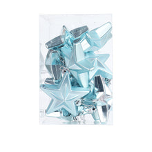 Load image into Gallery viewer, 12pcs/set Electroplating Five-Pointed Star Bright Christmas Tree Decorations Holiday Decorations
