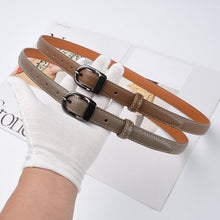Load image into Gallery viewer, First Layer Belt Women's Simple Decoration Jeans Strap All-Match Fashion Leather Casual Thin
