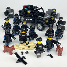 Load image into Gallery viewer, Jeep Black Special Police Doll Toy Weapon Shield Children's Small Particles Assembled Building Block Toys X001 Accessories
