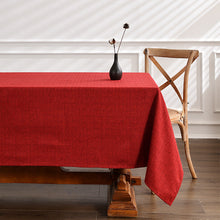 Load image into Gallery viewer, Waterproof and Oil-Proof Tablecloth Pure Color Thickened Rectangular Table Dustproof Tablecloth
