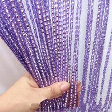 Load image into Gallery viewer, 1*2M S-Type Curtain Silver String Curtain Hanging Curtain Bedroom Partition Curtain
