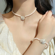 Load image into Gallery viewer, Women's Necklace Camellia Choker  Gift for Girls
