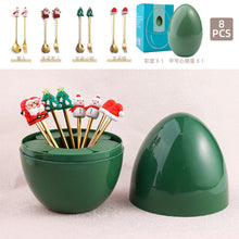 Load image into Gallery viewer, Cute Doll Fruit Fork Children's Holiday Gifts Small Mood Egg Tableware Set
