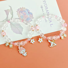 Load image into Gallery viewer, Summer Ice Crystal Cinnamoroll Babycinnamoroll Melody Bracelet Female Sweet off Single Simple Student Girlfriends Birthday Gift
