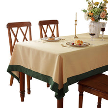 Load image into Gallery viewer, Solid Color Tablecloth American Western-Style Dining Table Fabric Rectangular Desk Cloth Nordic Solid Color Tablecloth Coffee Table Cloth
