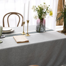 Load image into Gallery viewer, Tablecloth Three-Dimensional Embroidered Tassel Lace Rectangular Table Cloth
