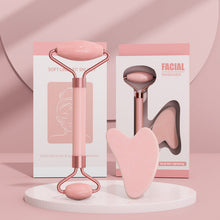 Load image into Gallery viewer, Crystal Roller Face Massage Stick Non-Jade Facial Beauty Flower Stem Double-Headed Ball Massage Board Device
