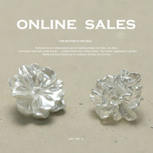 Load image into Gallery viewer, 5pcs/Set Peony Flower Lilac White Decorative Buttons Coat Coat DIY Buttons
