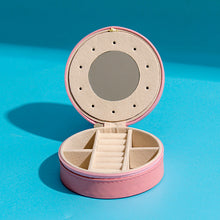 Load image into Gallery viewer, Jewelry Storage Box with Mirror, Ring Hand Storage Box, Travel Portable Storage Box

