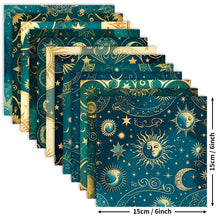 Load image into Gallery viewer, 12Pcs Tarot Star Sky Background Paper Diy Fantasy Universe Art Material Paper
