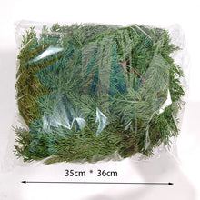 Load image into Gallery viewer, Simulated feel soft rubber pine needle rattan Christmas decoration green plant long pine cypress pine needle decorative rattan
