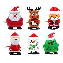 Load image into Gallery viewer, Christmas Clockwork Suit Toy Holiday Gift Movable Santa Claus Toy Suit
