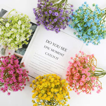 Load image into Gallery viewer, 6pcs/Set Starry Artificial Flower Simulation Bridal Bouquet Wedding Props Home Artificial Flower Arrangement Decorative Flowers
