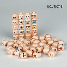Load image into Gallery viewer, 56PCs Small Particle Parts 7 Doll Toy Head Doll Hairstyle Photo Frame Building Blocks Toys
