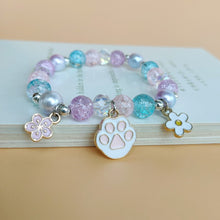 Load image into Gallery viewer, Cute Cartoon My Melody Children's Beaded Crystal Female Couple Student Girlfriends Gift Color Bracelet Accessories
