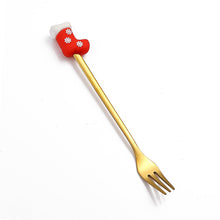 Load image into Gallery viewer, Cartoon Tableware Cat's Paw Spoon Cute Dessert Spoon Stainless Steel Spoon Doll Dessert Fruit Fork
