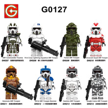Load image into Gallery viewer, G0127 TV Movie Planet Series Scout Commander Lightning Squadron Puzzle Minifigures
