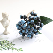 Load image into Gallery viewer, 10pcs Artificial berries, living room ornaments, Christmas decorative flower arrangements, accessories artificial berries
