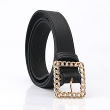 Load image into Gallery viewer, Hollow Square Buckle Decorative Belt Student All-Match Trouser Belt Women's Fashion Belt
